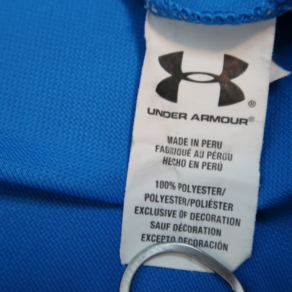 Under Armour Men's Bright Blue Polo Shirt - Picture 8 of 12